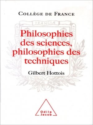 cover image of Philosophies des sciences, Philosophies des techniques